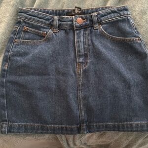 forever 21 denim skirt